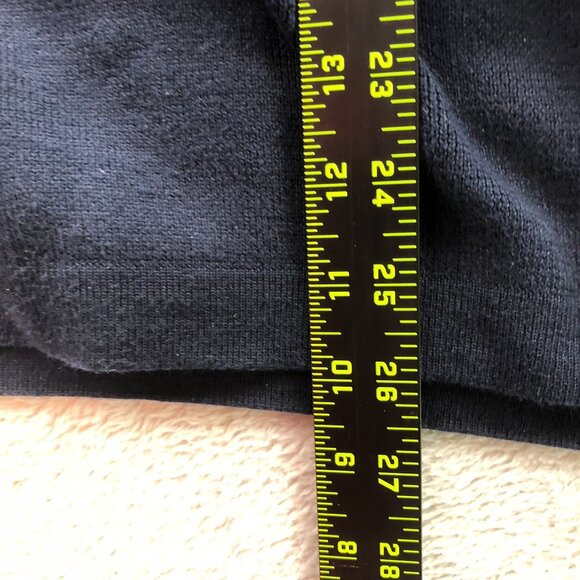 Eddie Bauer Mens Vest Sweater Size XLT V-Neck Supima Cotton Pullover Navy Cozy - Picture 4 of 11